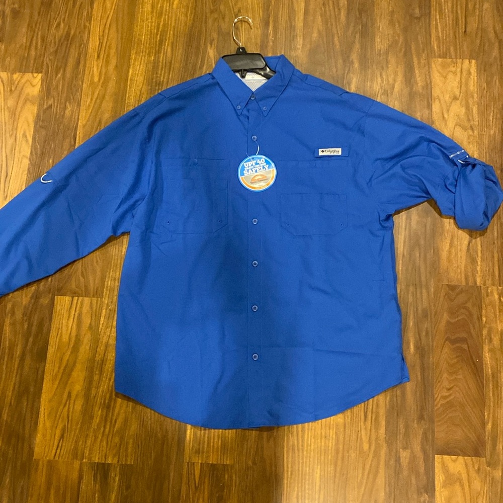 Columbia men’s long sleeve shirt size large